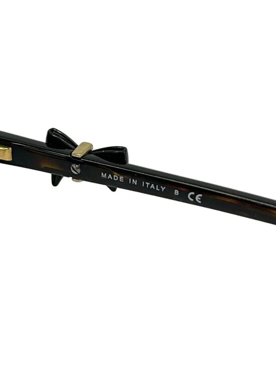 CHANEL 3242-A Clear Dark Brown Gold Plastic Sunglasses